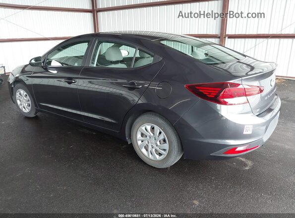 5NPD74LF9LH613990 2020 HYUNDAI ELANTRA Gray Trasero izquierdo