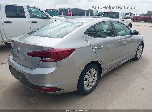 5NPD74LF9LH614010 2020 HYUNDAI ELANTRA Silver უკანა მარჯვენა