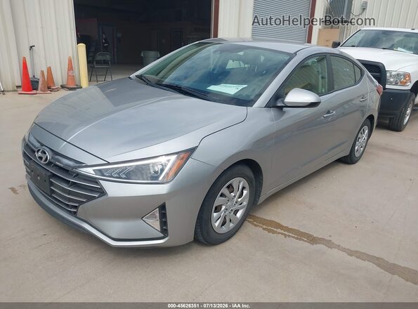 5NPD74LF9LH614010 2020 HYUNDAI ELANTRA Silver წინა მარცხენა ხედი სამი მეოთხედიდან