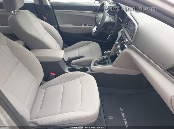 5NPD74LF9LH614010 2020 HYUNDAI ELANTRA Silver წინა სალონის ხედი