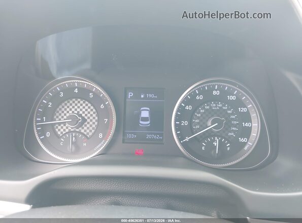 5NPD74LF9LH614010 2020 HYUNDAI ELANTRA Silver უკანა სავარძლების ხედი