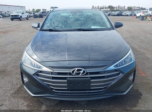 5NPD74LF9LH614105 2020 HYUNDAI ELANTRA Gray ხელსაწყოთა პანელის ხედი