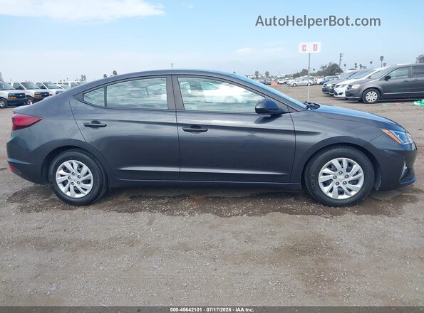 5NPD74LF9LH614105 2020 HYUNDAI ELANTRA Gray უკანა სალონის ხედი