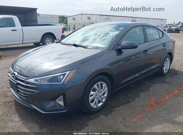 5NPD74LF9LH614105 2020 HYUNDAI ELANTRA Gray წინა ხედი