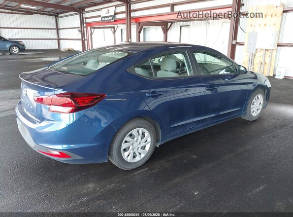 5NPD74LF9LH616307 2020 HYUNDAI ELANTRA Blue Հետևի աջ