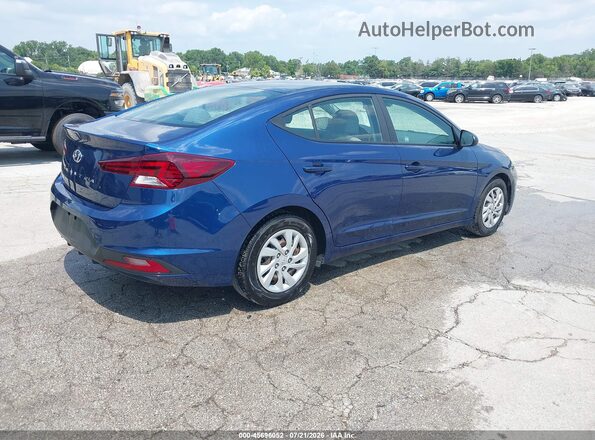 5NPD74LF9LH616338 2020 HYUNDAI ELANTRA Blue Rear right