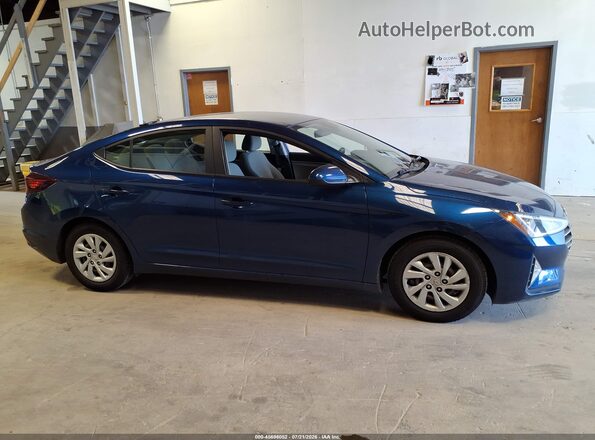 5NPD74LF9LH616338 2020 HYUNDAI ELANTRA Blue 360 interior view