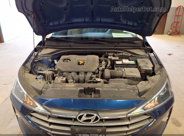 5NPD74LF9LH616338 2020 HYUNDAI ELANTRA Blue Rear view