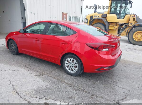 5NPD74LF9LH617988 2020 HYUNDAI ELANTRA Red Tył lewy