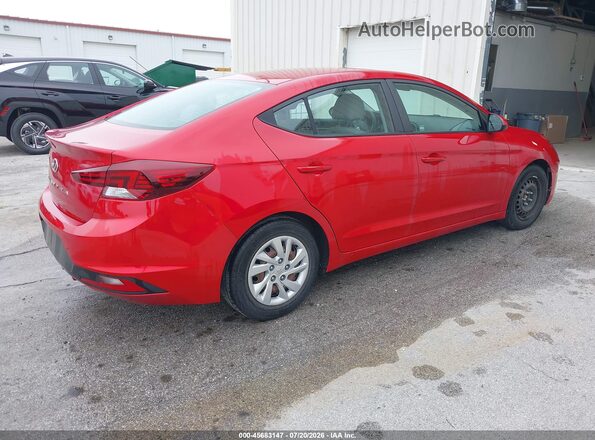 5NPD74LF9LH617988 2020 HYUNDAI ELANTRA Red Tył prawy