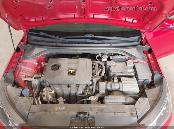 5NPD74LF9LH617988 2020 HYUNDAI ELANTRA Red Widok z tyłu