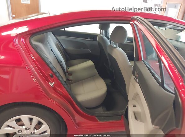 5NPD74LF9LH617988 2020 HYUNDAI ELANTRA Red Widok naklejki z numerem VIN