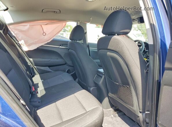 5NPD74LFXHH095427 2017 HYUNDAI ELANTRA Blue Вид задніх сидінь