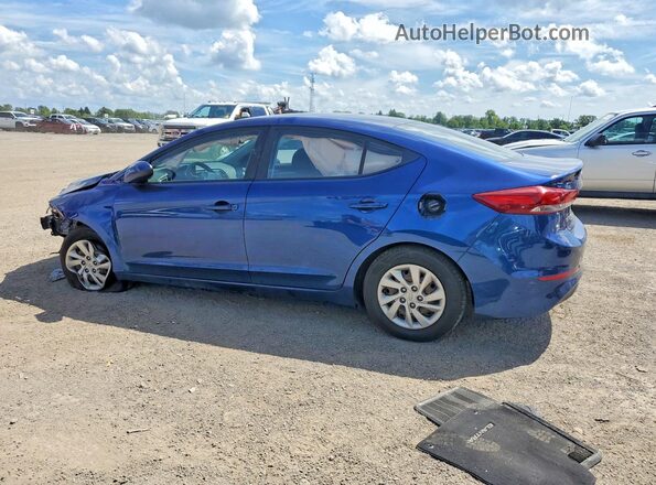5NPD74LFXHH095427 2017 HYUNDAI ELANTRA Blue Задня ліва чверть