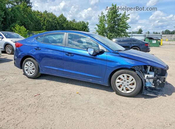 5NPD74LFXHH095427 2017 HYUNDAI ELANTRA Blue Передня права чверть