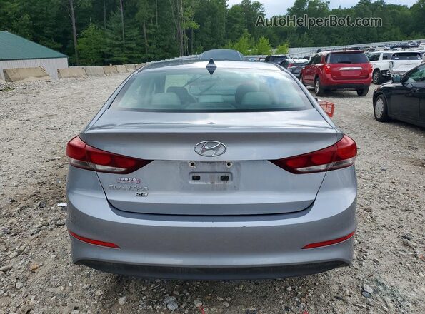 5NPD74LFXHH100285 2017 HYUNDAI ELANTRA Gray Вид ззаду