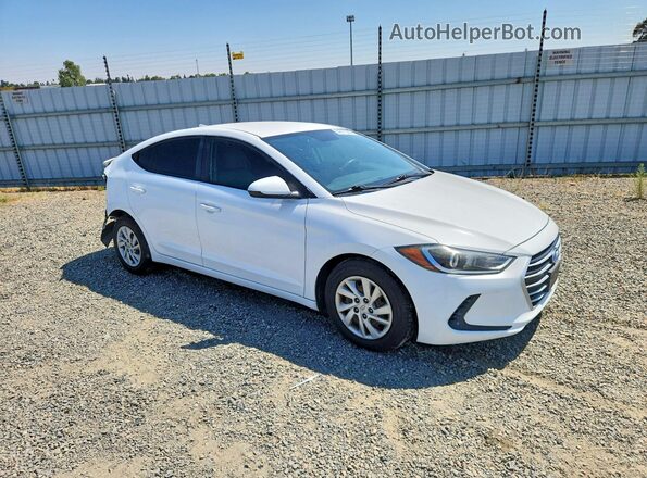 5NPD74LFXHH127678 2017 HYUNDAI ELANTRA White Przód prawy