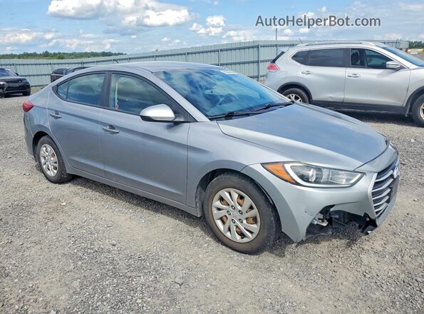 5NPD74LFXHH133271 2017 HYUNDAI ELANTRA Silver Front right