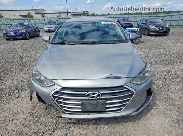 5NPD74LFXHH133271 2017 HYUNDAI ELANTRA Silver Front view