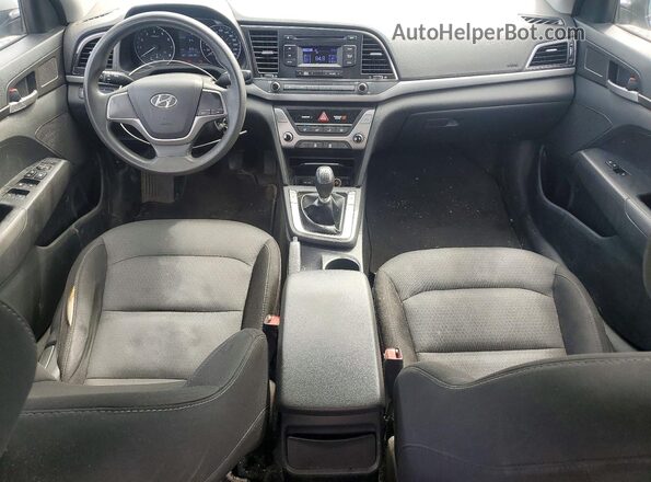 5NPD74LFXHH133271 2017 HYUNDAI ELANTRA Silver Dashboard view