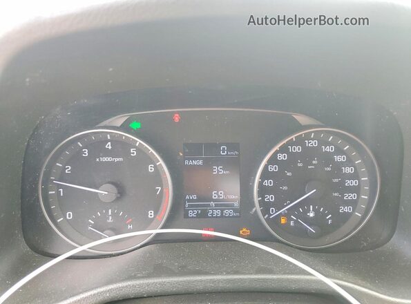 5NPD74LFXHH133271 2017 HYUNDAI ELANTRA Silver Instrument cluster view