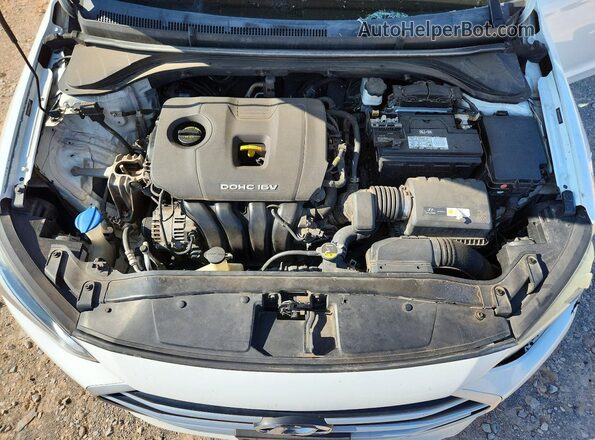 5NPD74LFXHH153715 2017 HYUNDAI ELANTRA Белый Вид задней части салона