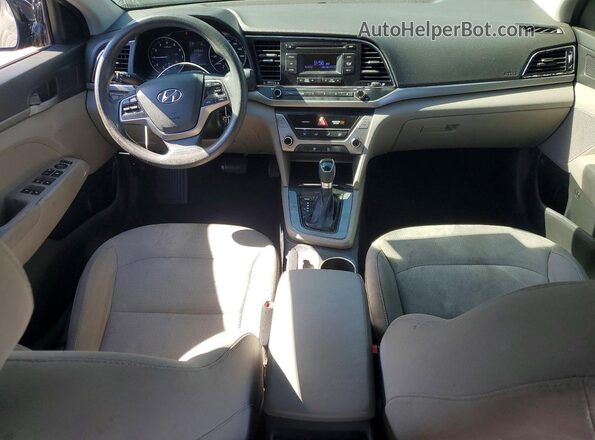 5NPD74LFXHH182406 2017 HYUNDAI ELANTRA Black Առջևի վահանակի տեսք