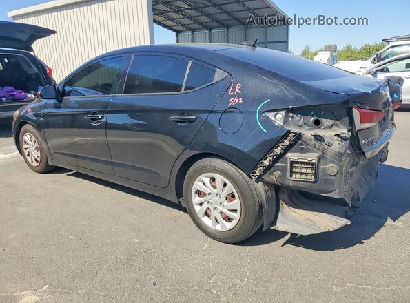 5NPD74LFXHH182406 2017 HYUNDAI ELANTRA Black Հետևի ձախ