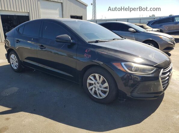 5NPD74LFXHH182406 2017 HYUNDAI ELANTRA Black Առջևի աջ
