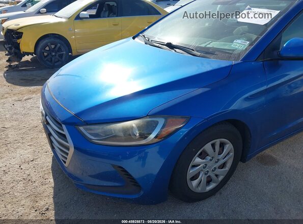 5NPD74LFXHH185807 2017 HYUNDAI ELANTRA Blue Դիմացի տեսք