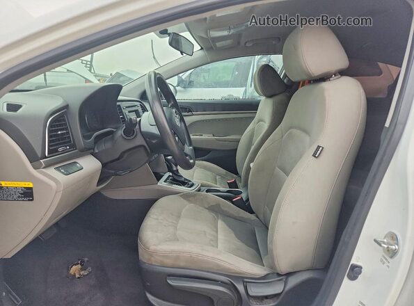5NPD74LFXHH196662 2017 HYUNDAI ELANTRA White Front interior view