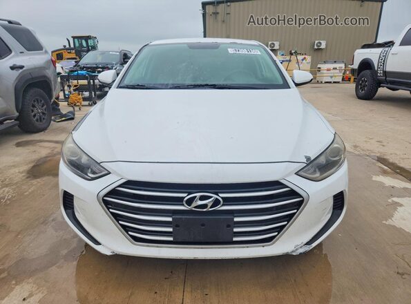 5NPD74LFXHH196662 2017 HYUNDAI ELANTRA White Front view