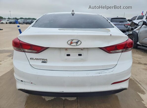 5NPD74LFXHH196662 2017 HYUNDAI ELANTRA White Rear view