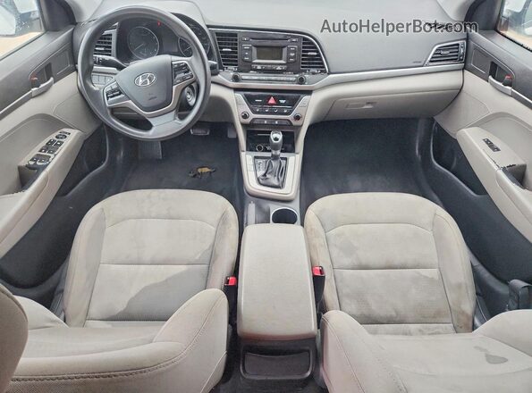 5NPD74LFXHH196662 2017 HYUNDAI ELANTRA White Dashboard view