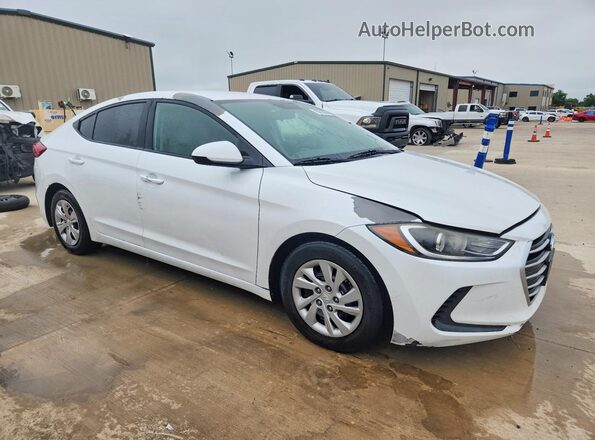 5NPD74LFXHH196662 2017 HYUNDAI ELANTRA White Front right