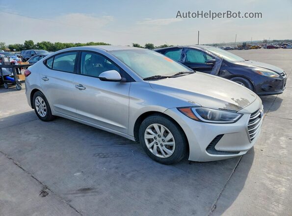 5NPD74LFXHH199304 2017 HYUNDAI ELANTRA Silver Front right