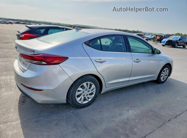 5NPD74LFXHH199304 2017 HYUNDAI ELANTRA Silver Rear right
