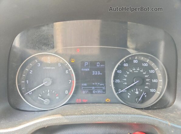 5NPD74LFXHH199304 2017 HYUNDAI ELANTRA Silver Instrument cluster view