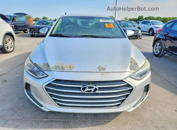 5NPD74LFXHH199304 2017 HYUNDAI ELANTRA Silver Front view