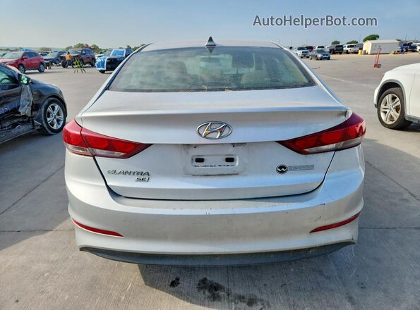 5NPD74LFXHH199304 2017 HYUNDAI ELANTRA Silver Rear view