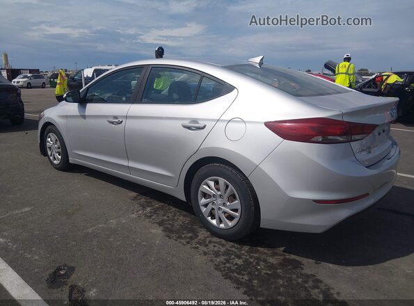 5NPD74LFXHH200645 2017 HYUNDAI ELANTRA Серебряный Задняя левая четверть