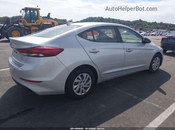 5NPD74LFXHH200645 2017 HYUNDAI ELANTRA Серебряный Задняя правая четверть