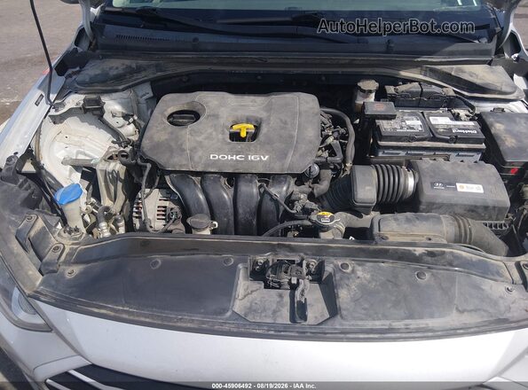 5NPD74LFXHH200645 2017 HYUNDAI ELANTRA Серебряный Вид сзади
