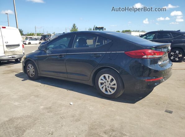 5NPD74LFXJH281295 2018 HYUNDAI ELANTRA Black Trasero izquierdo