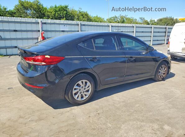 5NPD74LFXJH281295 2018 HYUNDAI ELANTRA Black Trasero derecho