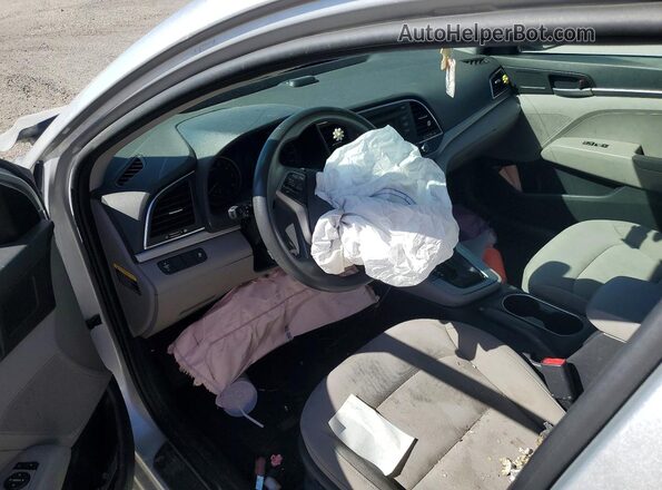 5NPD74LFXJH319009 2018 HYUNDAI ELANTRA Silver Вид панелі приладів
