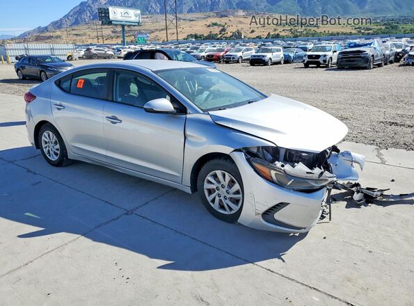 5NPD74LFXJH319009 2018 HYUNDAI ELANTRA Silver Передня права чверть