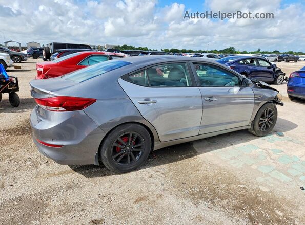 5NPD74LFXJH351863 2018 HYUNDAI ELANTRA Gray Задня права чверть