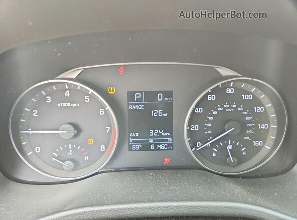 5NPD74LFXJH351863 2018 HYUNDAI ELANTRA Gray Вид щитка приладів