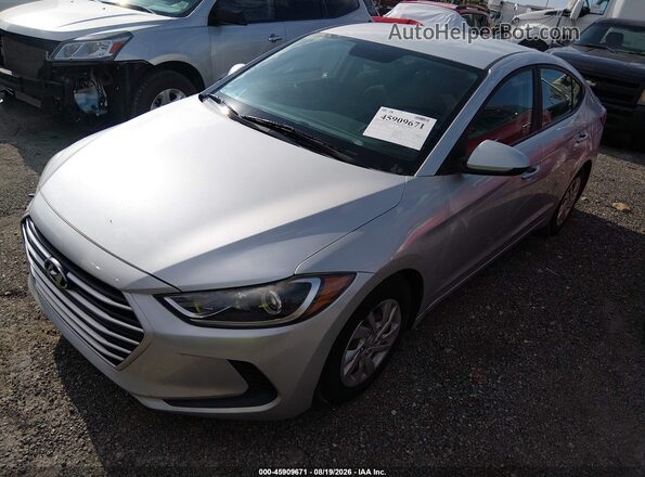 5NPD74LFXJH359221 2018 HYUNDAI ELANTRA Silver Front left